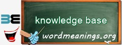 WordMeaning blackboard for knowledge base